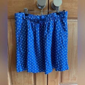J.Crew polka dot skirt